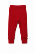 Schmale Babyhose aus Kaschmir in Rot, genäht in Berlin