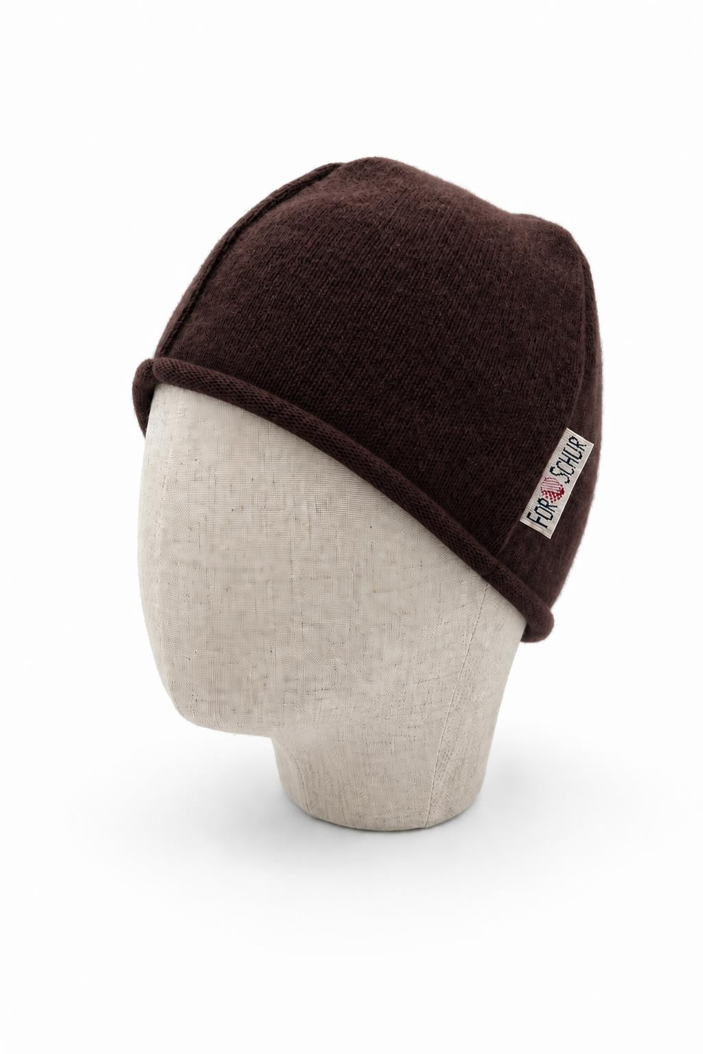 Kaschmir Beanie für Kinder in Rot, genäht in Berlin