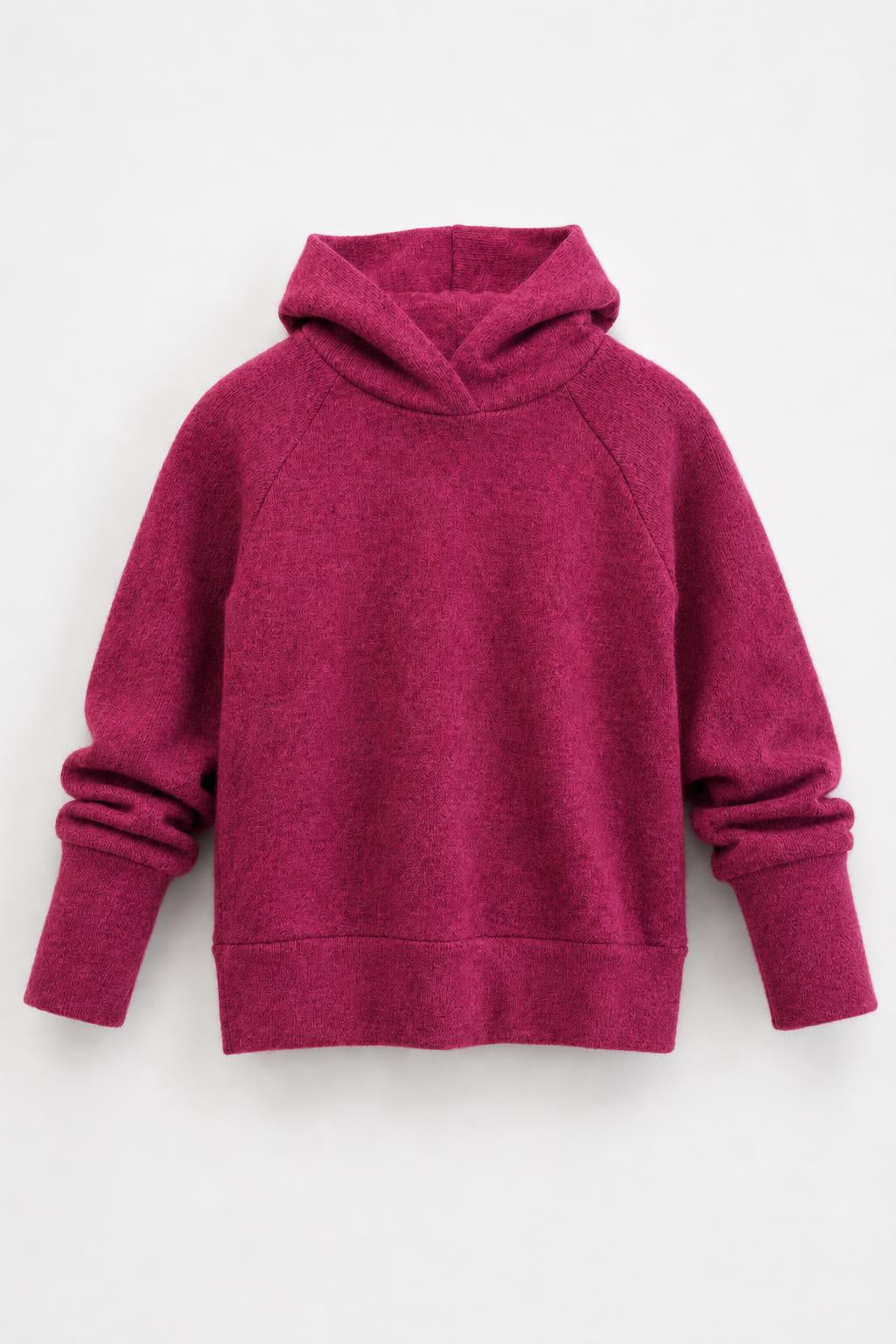 Kaschmir Kinder Hoodie in Lila, genäht in Berlin