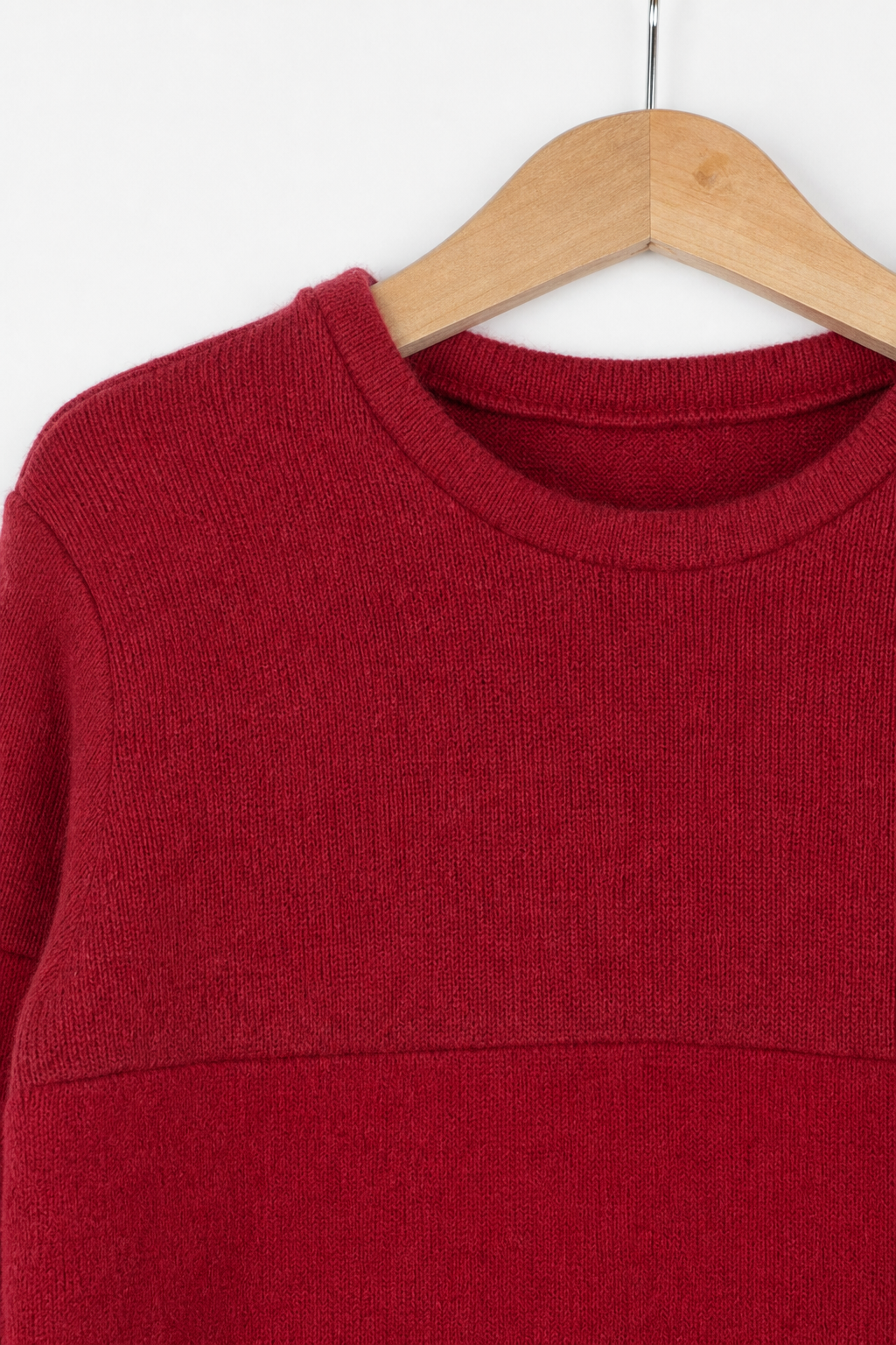 Detailaufnahme des Kaschmir Ombré Pullovers für Kinder in Größe 110/116