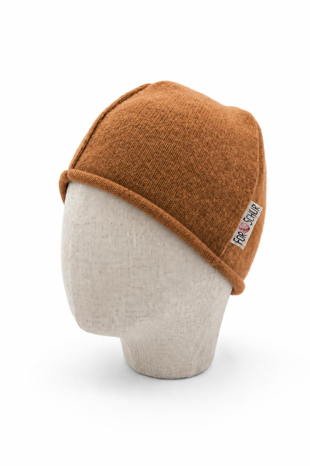 Kaschmir Beanie für Kinder in Gelb, genäht in Berlin
