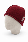 Kaschmir Beanie für Kinder in Rot, genäht in Berlin
