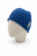 Kaschmir Beanie für Kinder in Blau, genäht in Berlin