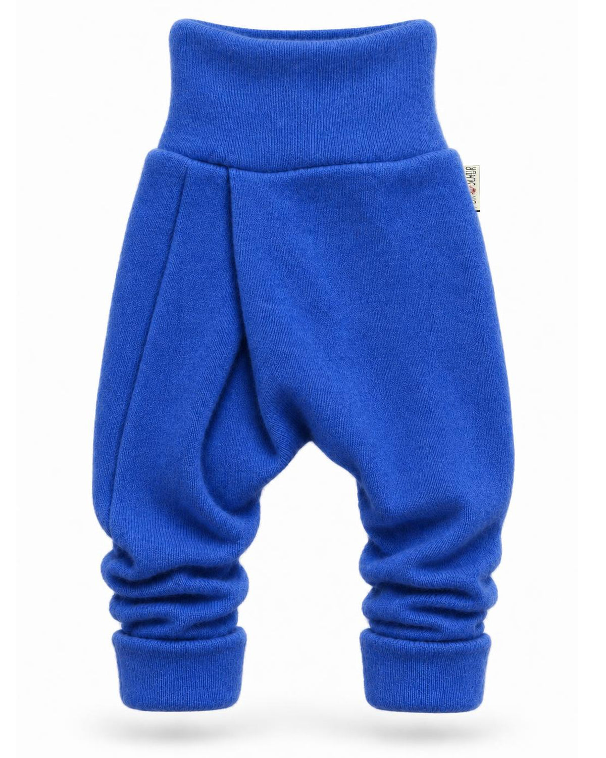 Kaschmir Baby Mitwachshose in Blau, genäht in Berlin