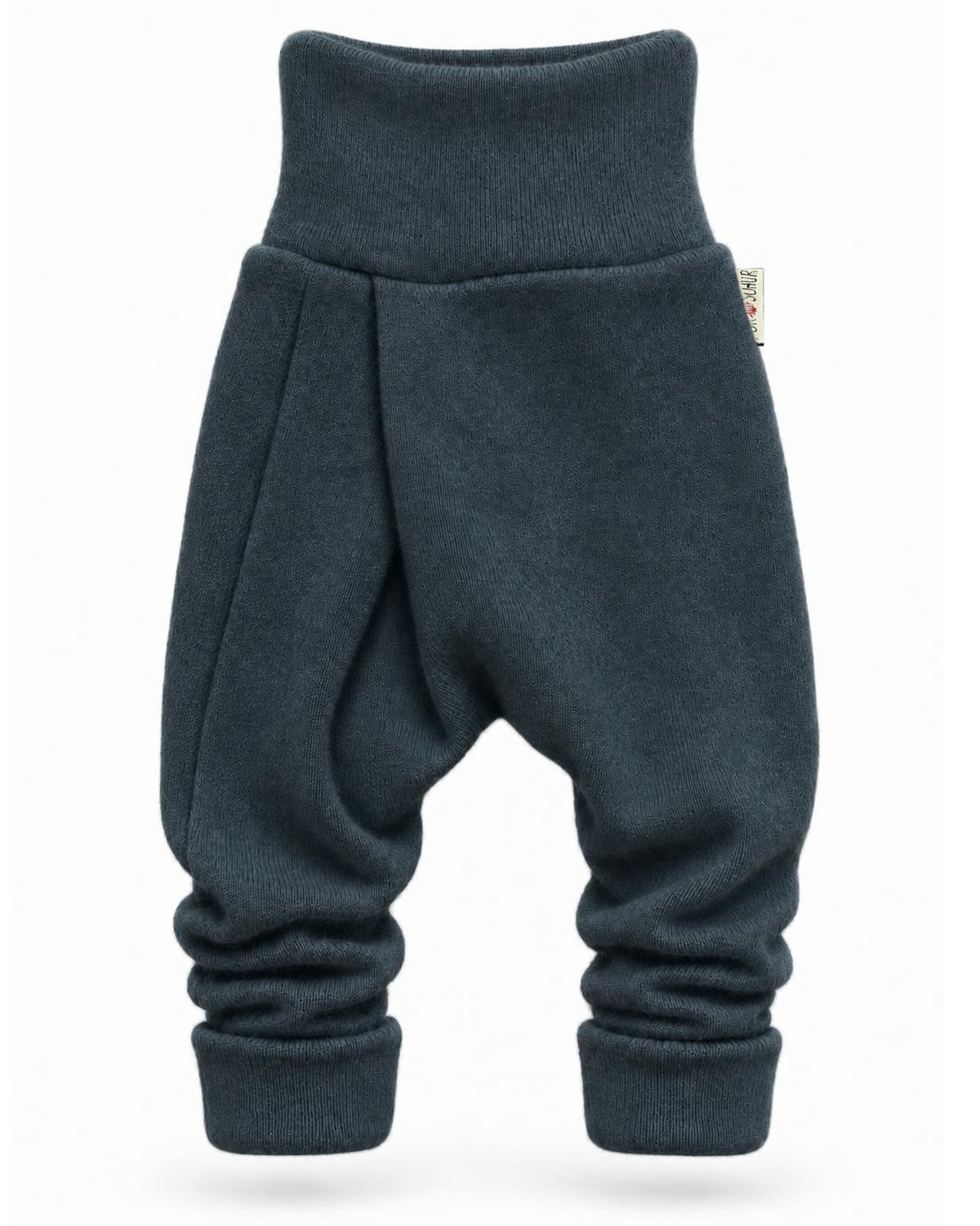 Kaschmir Baby Mitwachshose in Grün, genäht in Berlin