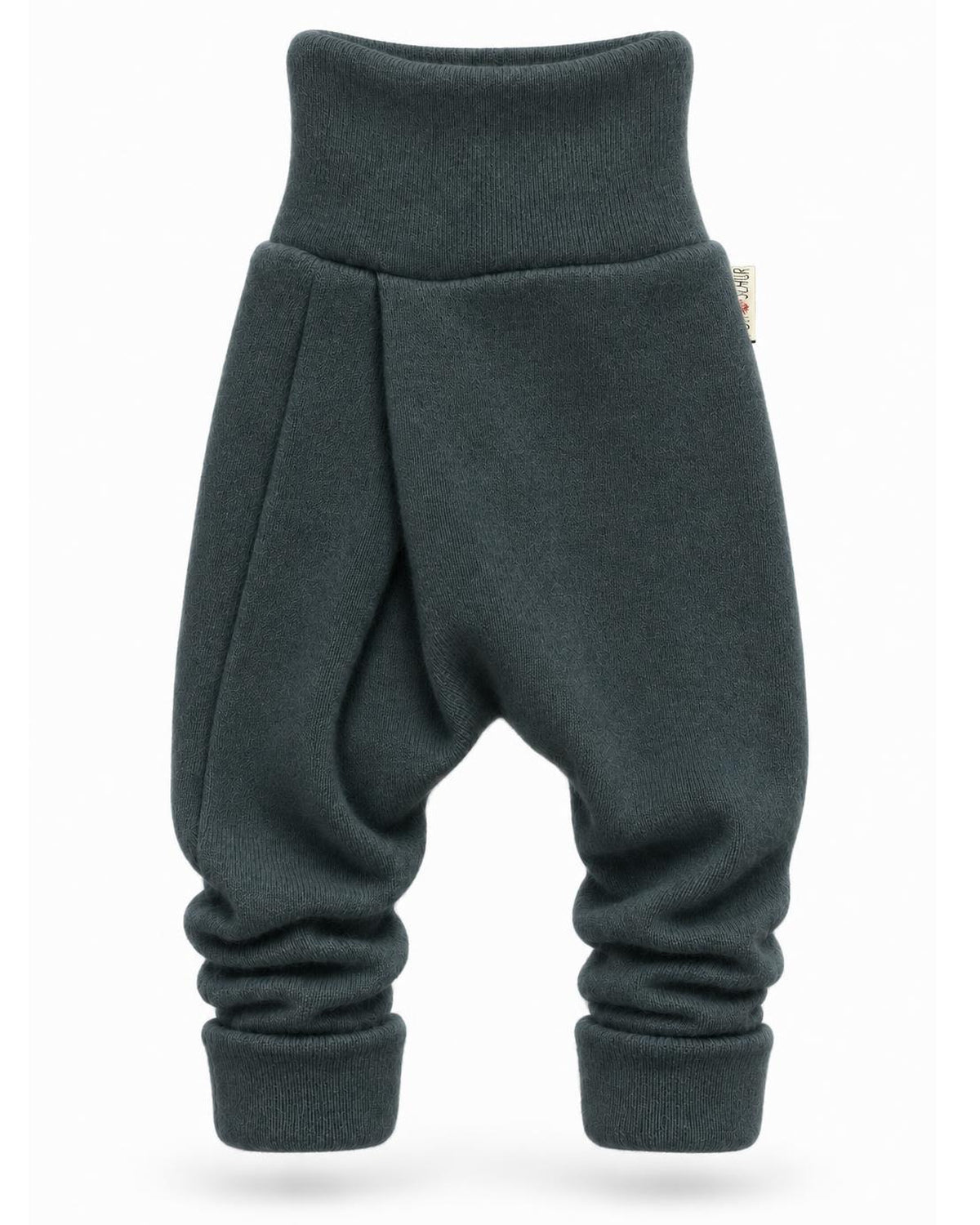 Kaschmir Baby Mitwachshose in Grün, genäht in Berlin