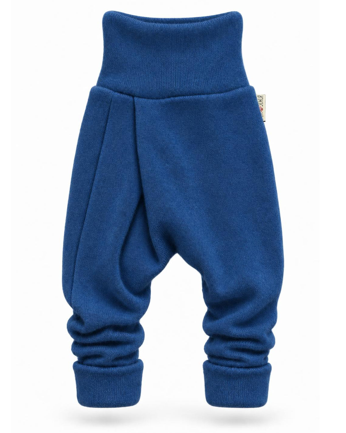 Kaschmir Baby Mitwachshose in Blau, genäht in Berlin