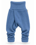 Kaschmir Baby Mitwachshose in Blau, genäht in Berlin