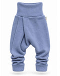 Kaschmir Baby Mitwachshose in Blau, genäht in Berlin