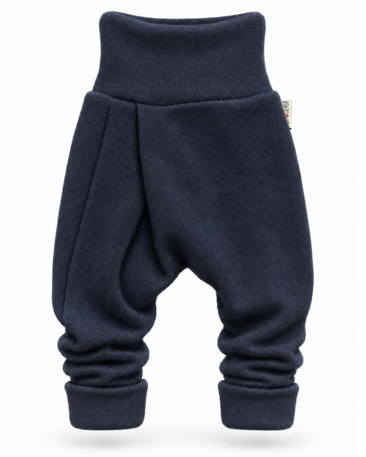 Kaschmir Baby Mitwachshose in Blau, genäht in Berlin