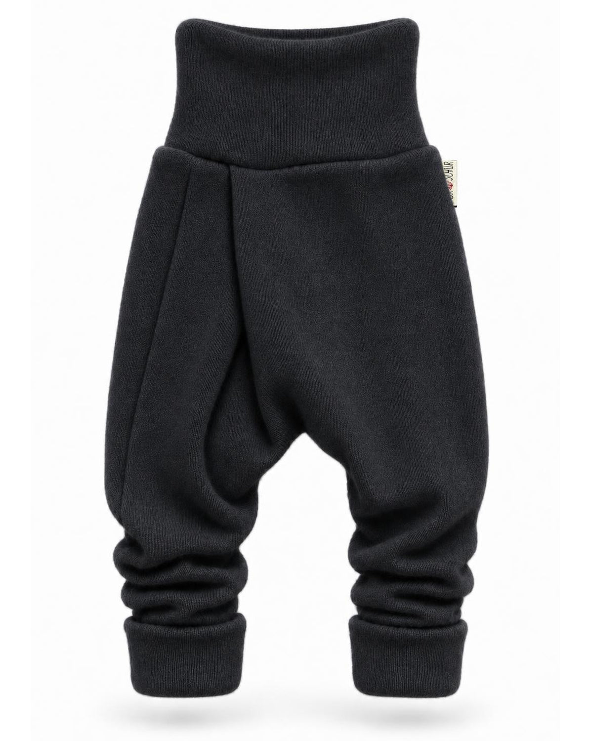 Kaschmir Baby Mitwachshose in Schwarz, genäht in Berlin