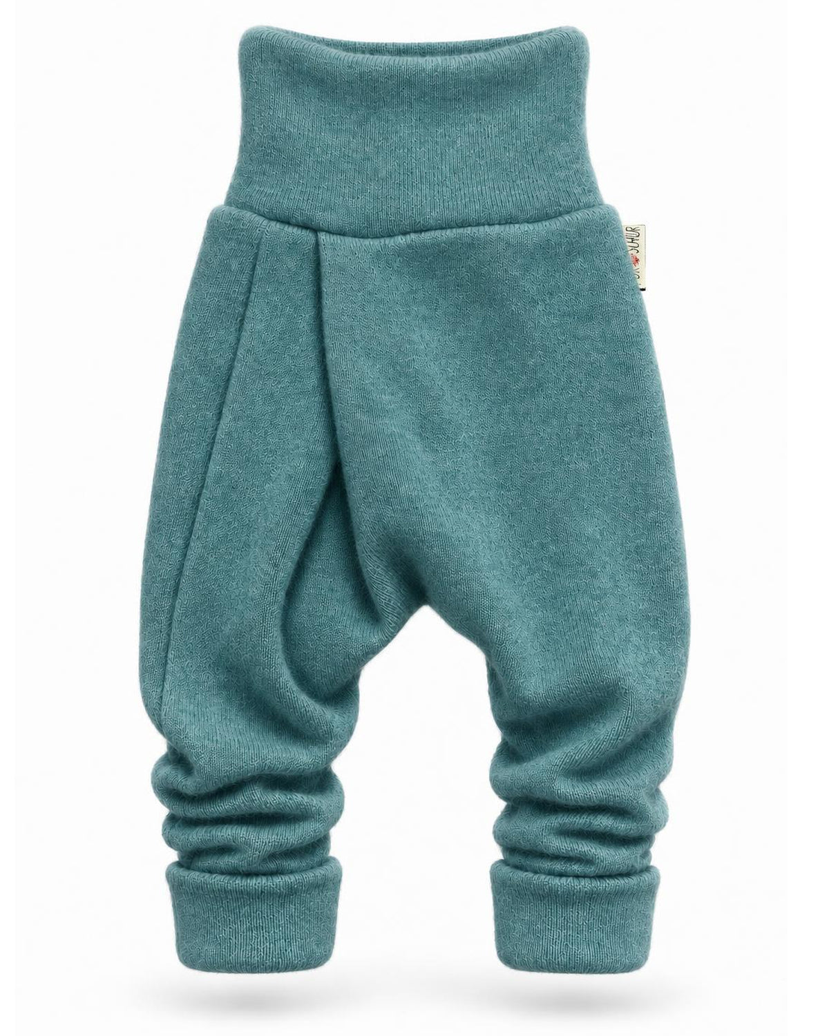 Kaschmir Kinder Mitwachshose in Blau, genäht in Berlin