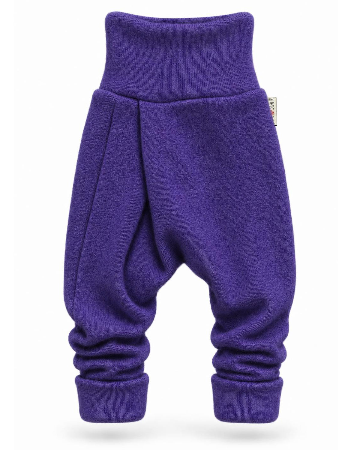 Kaschmir Baby Mitwachshose in Lila, genäht in Berlin