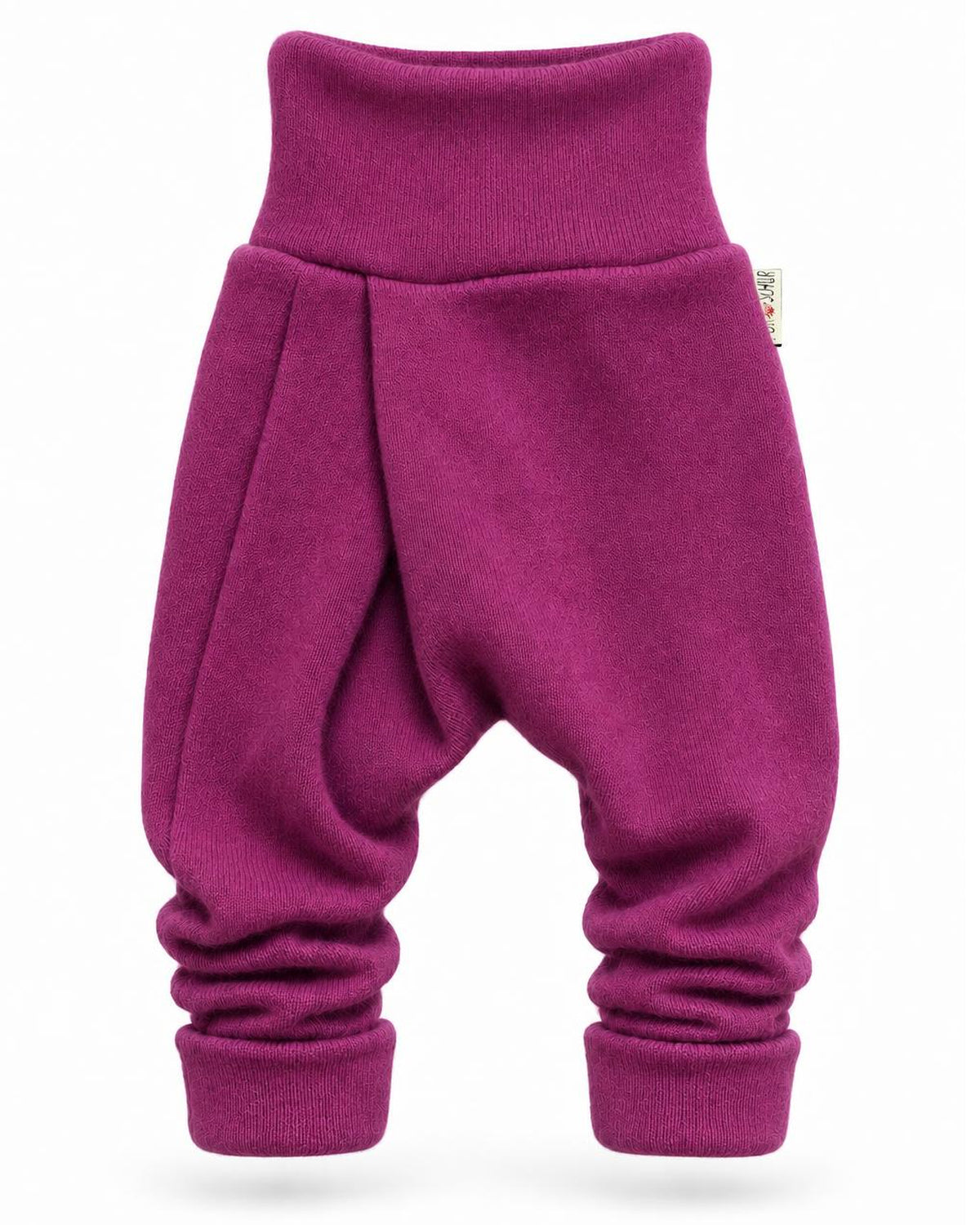 Kaschmir Baby Mitwachshose in Pink, genäht in Berlin
