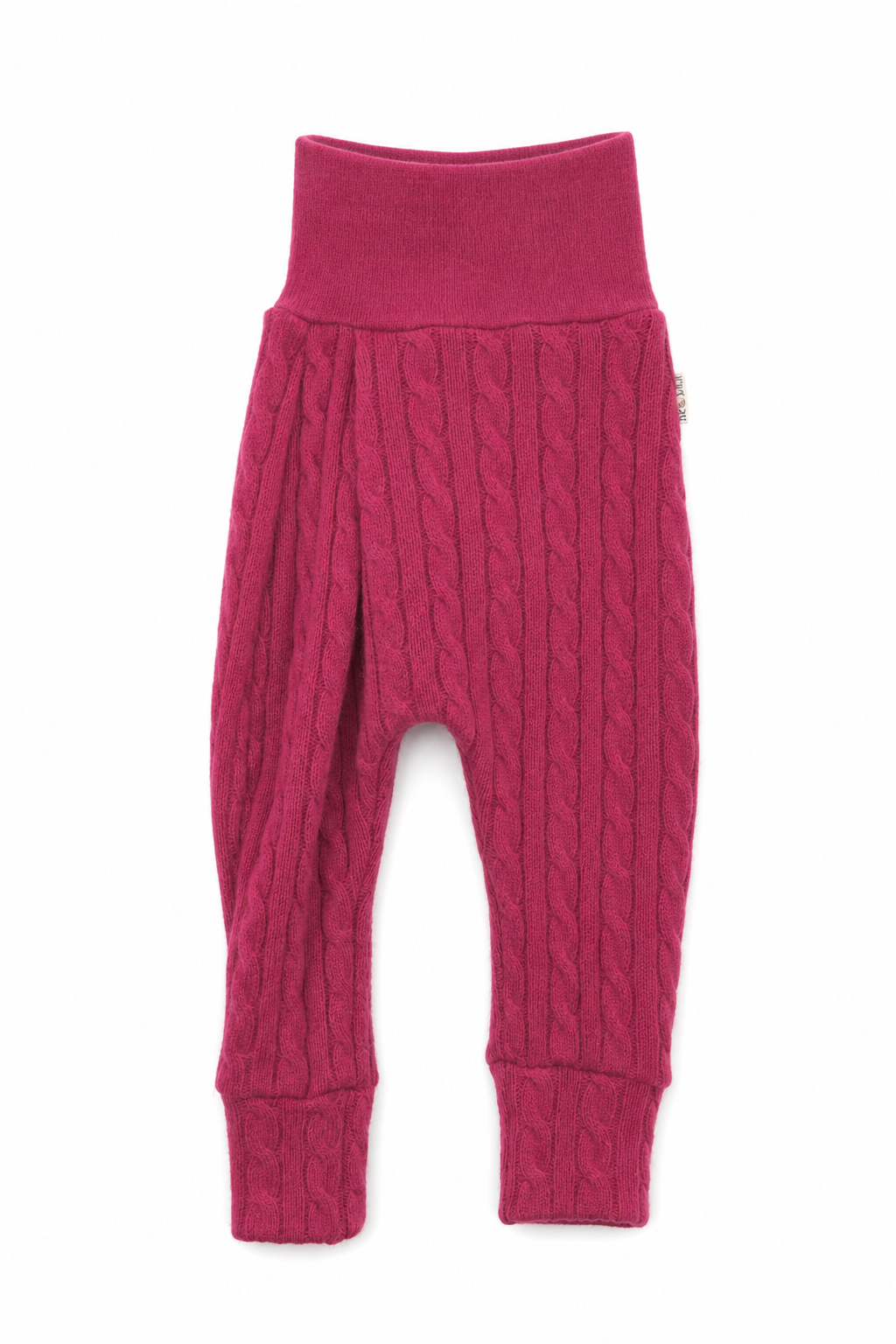 Kaschmir Kinder Mitwachshose in Rosa, genäht in Berlin