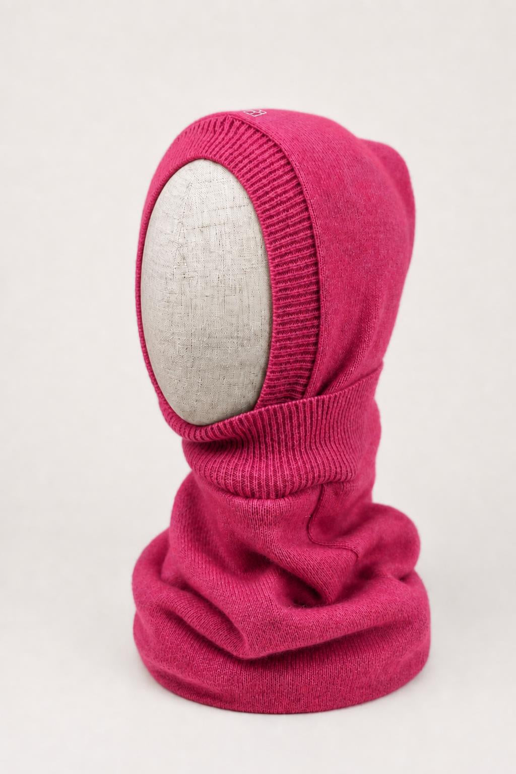Kaschmir Kinder Kapuzenschal in Pink, Größe 2, genäht in Berlin
