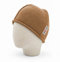 Merino Beanie für Kinder in Braun, genäht in Berlin