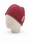 Merino Beanie für Kinder in Pink, genäht in Berlin