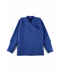 Kaschmir Baby Longsleeve in Blau, Größe 74/80, genäht in Berlin