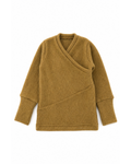 Kaschmir Baby Longsleeve in Braun, Größe 74/80, genäht in Berlin