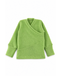 Kaschmir Baby Longsleeve in Grün, Größe 74/80, genäht in Berlin