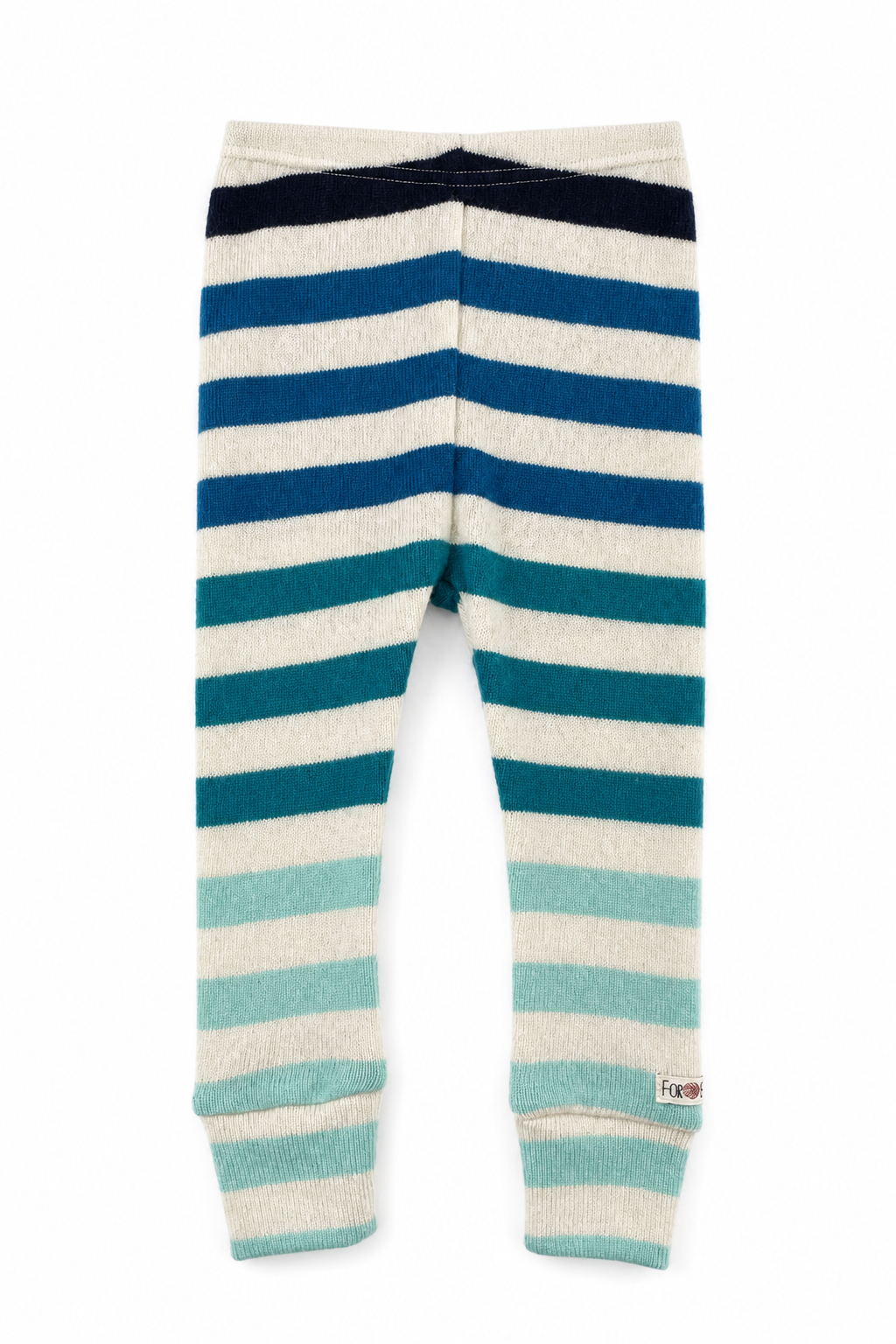 Schmale Babyhose aus Kaschmir in Blau, genäht in Berlin