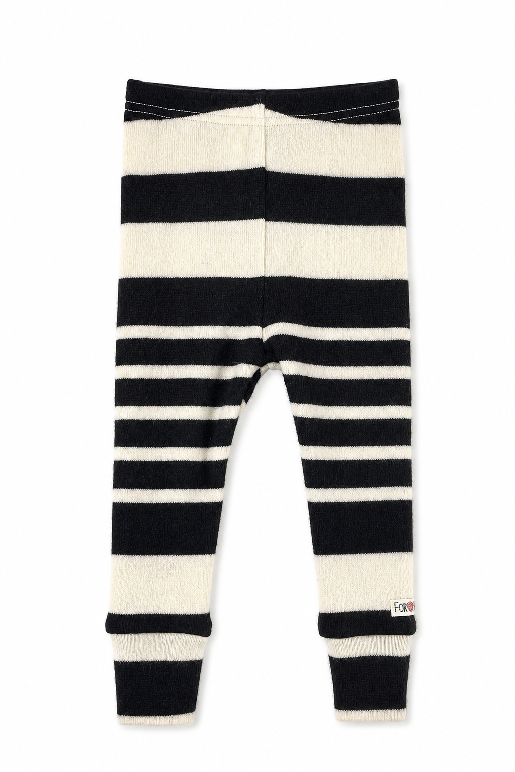 Schmale Babyhose aus Kaschmir in Weiß, genäht in Berlin
