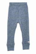 Schmale Babyhose aus Kaschmir in Blau, genäht in Berlin