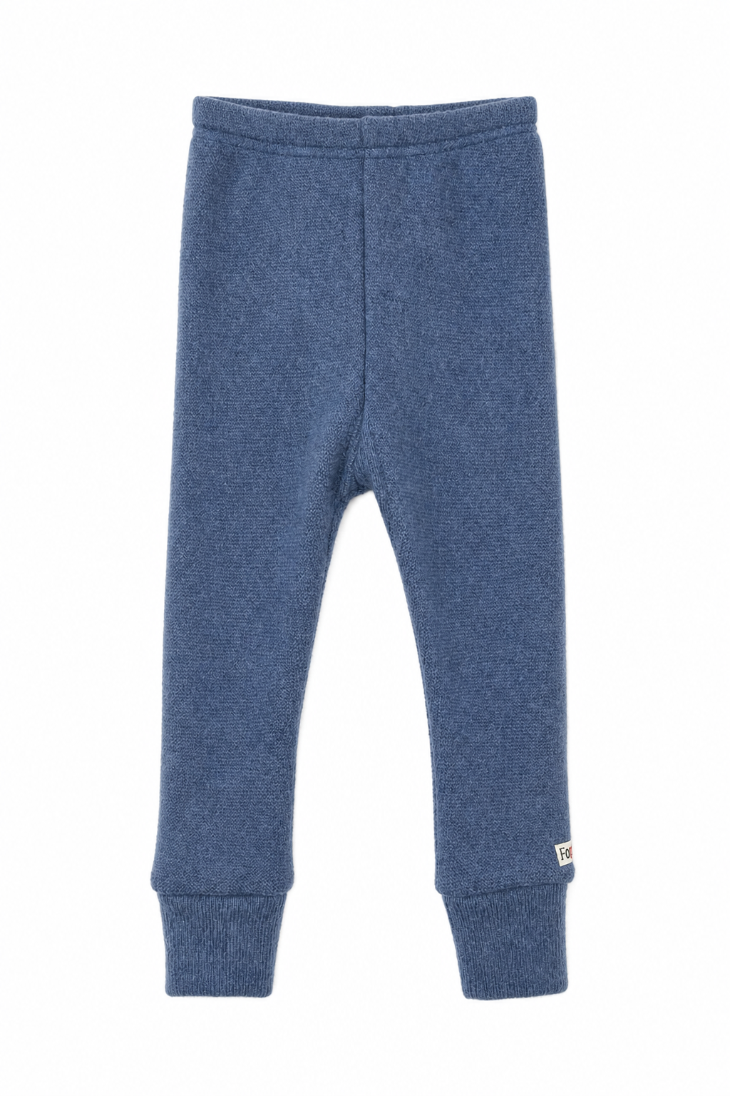 Schmale Babyhose aus Kaschmir in Blau, genäht in Berlin