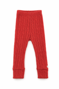 Schmale Babyhose aus Kaschmir in Rot, genäht in Berlin