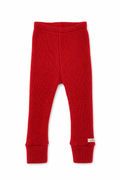 Schmale Babyhose aus Kaschmir in Rot, genäht in Berlin