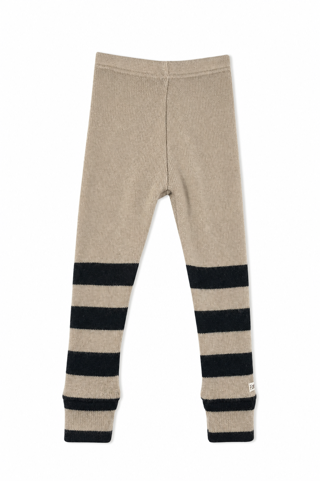 Kaschmir Kinder Schmale Hose in Braun, Größe 98/104, genäht in Berlin