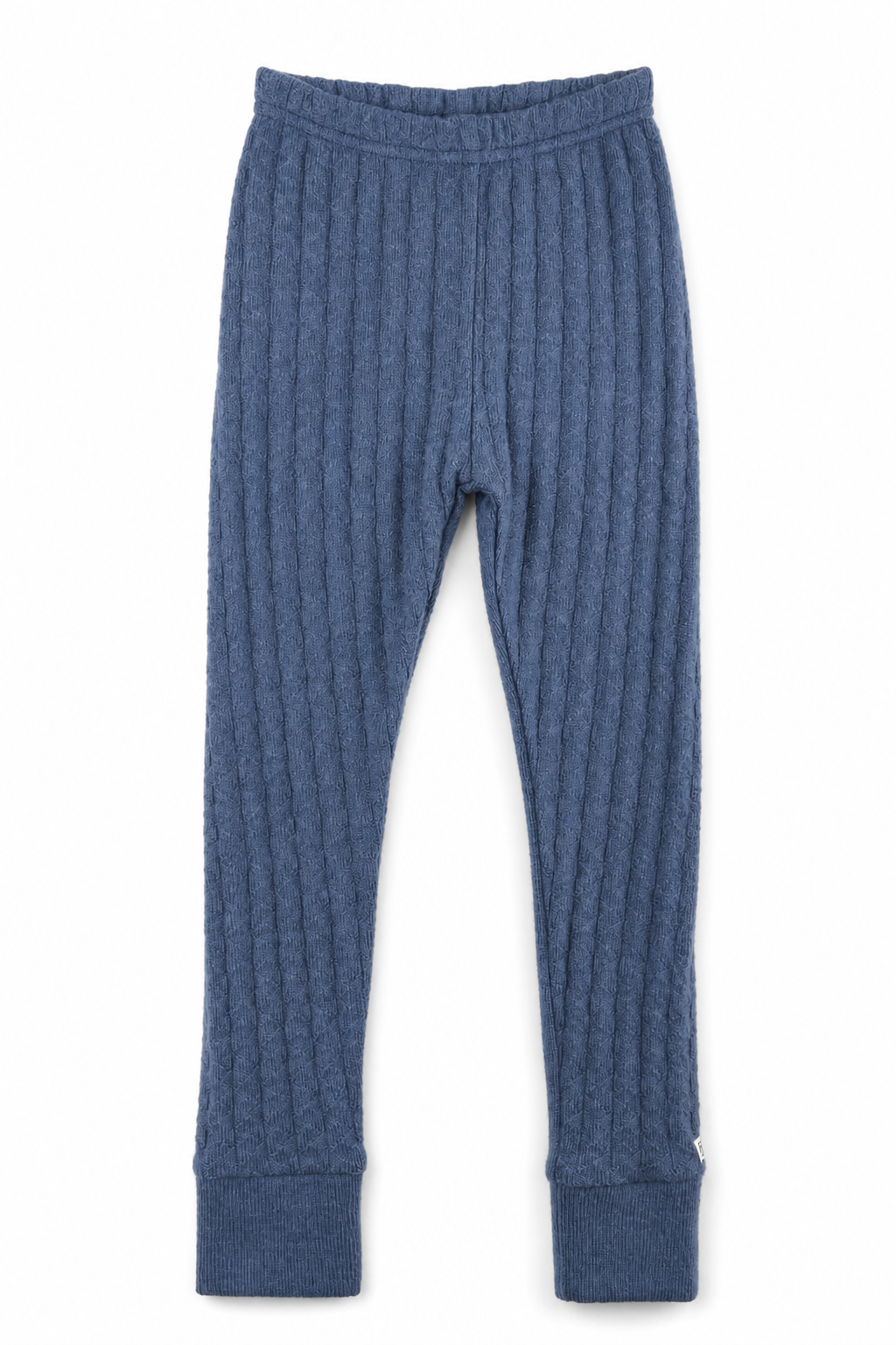 Kaschmir Kinder Schmale Hose in Blau, Größe 110/116, genäht in Berlin