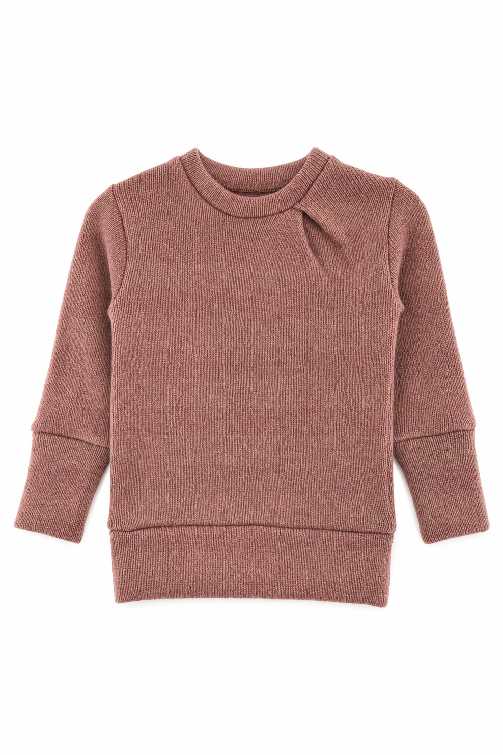Kaschmir Pullover mit der Falte für Babys in Rosa, genäht in Berlin