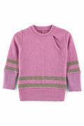 Kaschmir Pullover mit der Falte für Babys in Rosa, genäht in Berlin