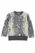 Kaschmir Pullover mit der Falte für Babys in Grau, genäht in Berlin