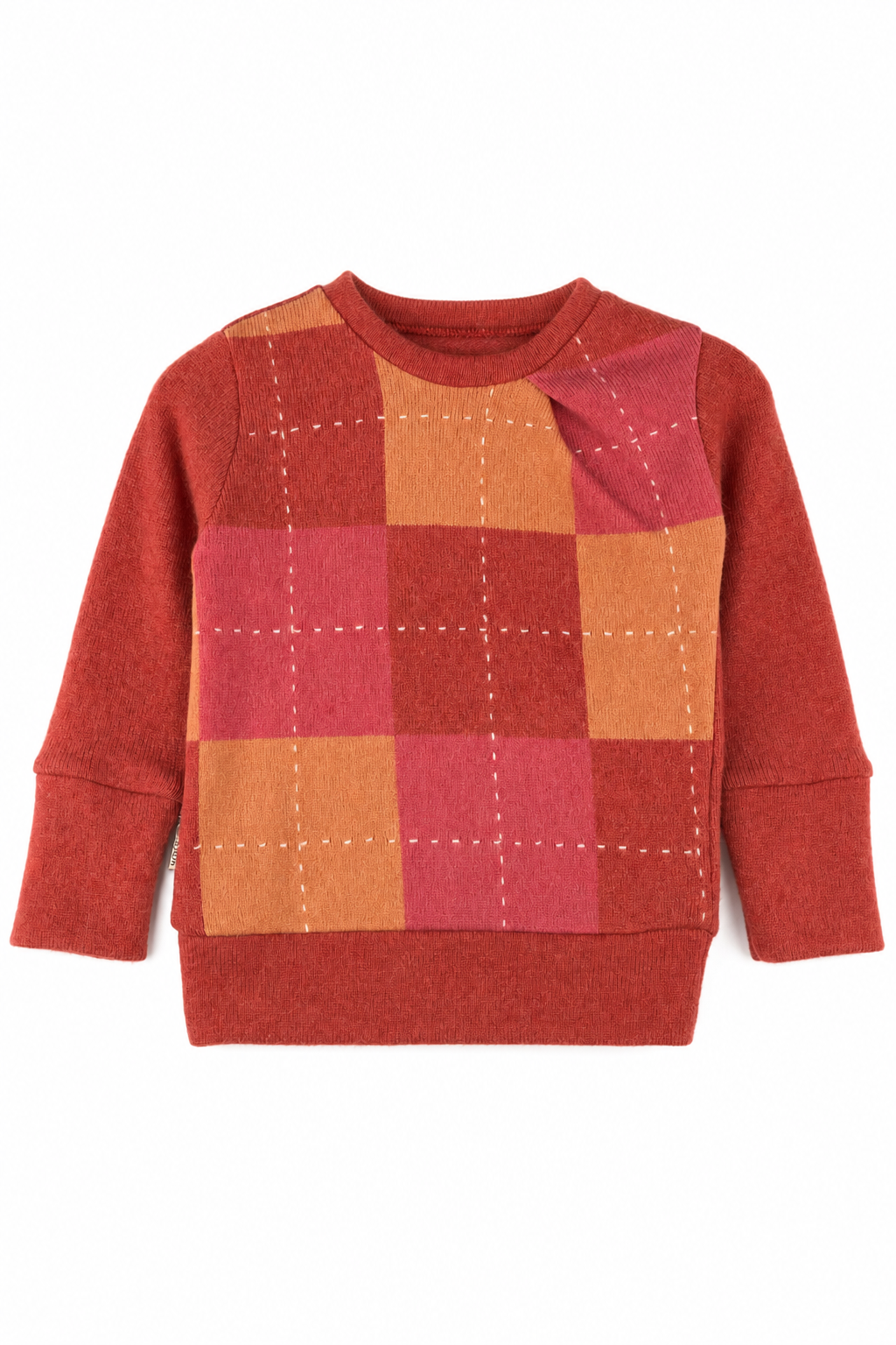 Kaschmir Pullover mit der Falte für Babys in Rosa, genäht in Berlin