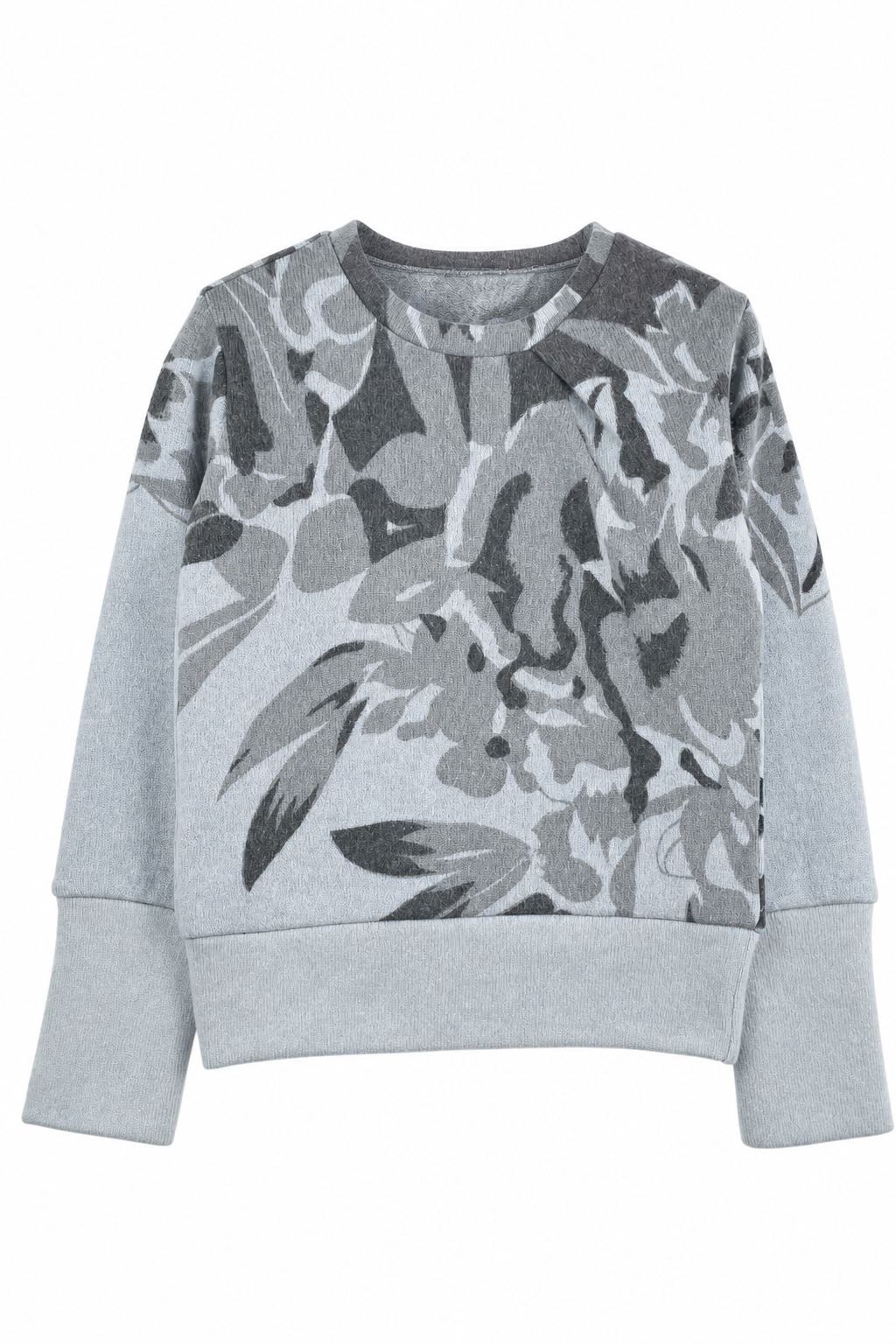 Kaschmir Pullover mit der Falte für Kinder in Blau, genäht in Berlin