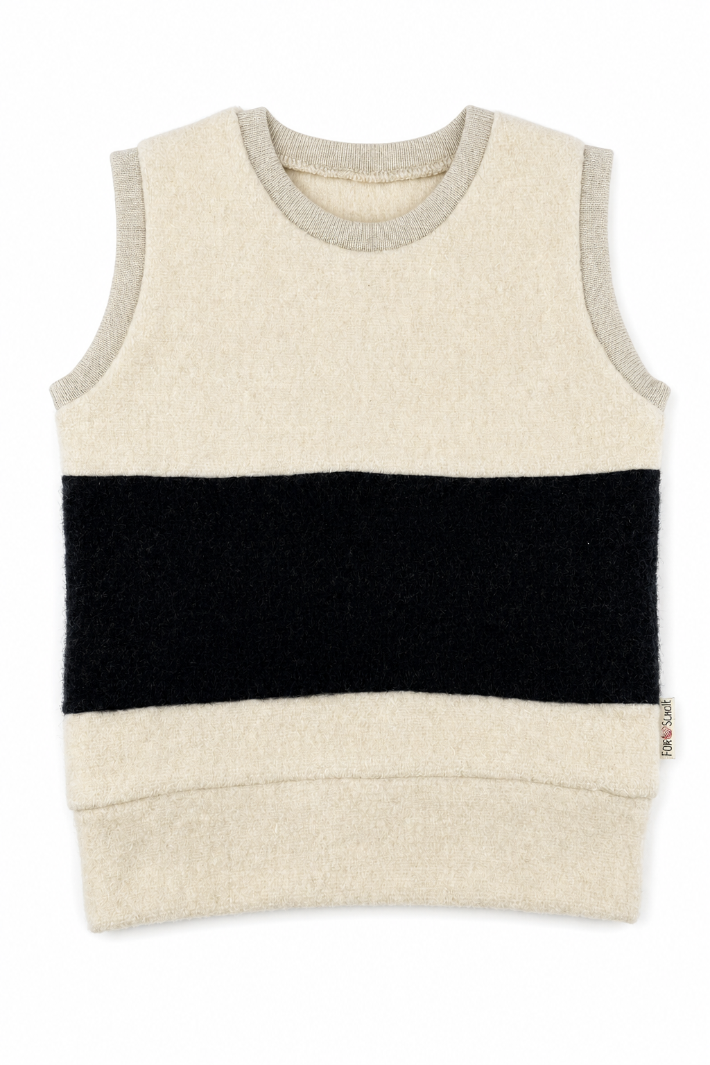 Wollfleece Pullunder für Babys in Größe 86/92, genäht in Berlin