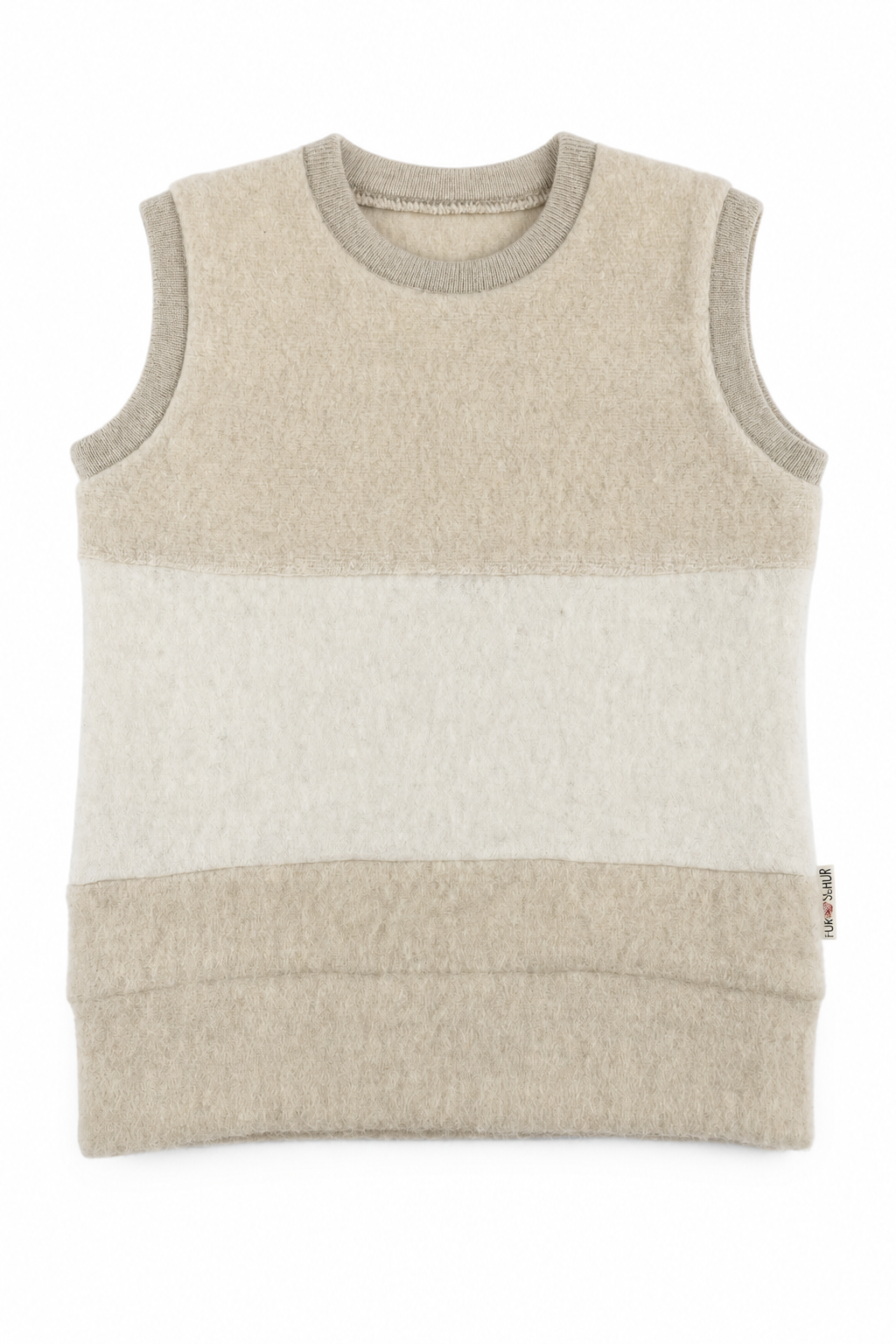 Wollfleece Pullunder für Babys in Größe 86/92, genäht in Berlin