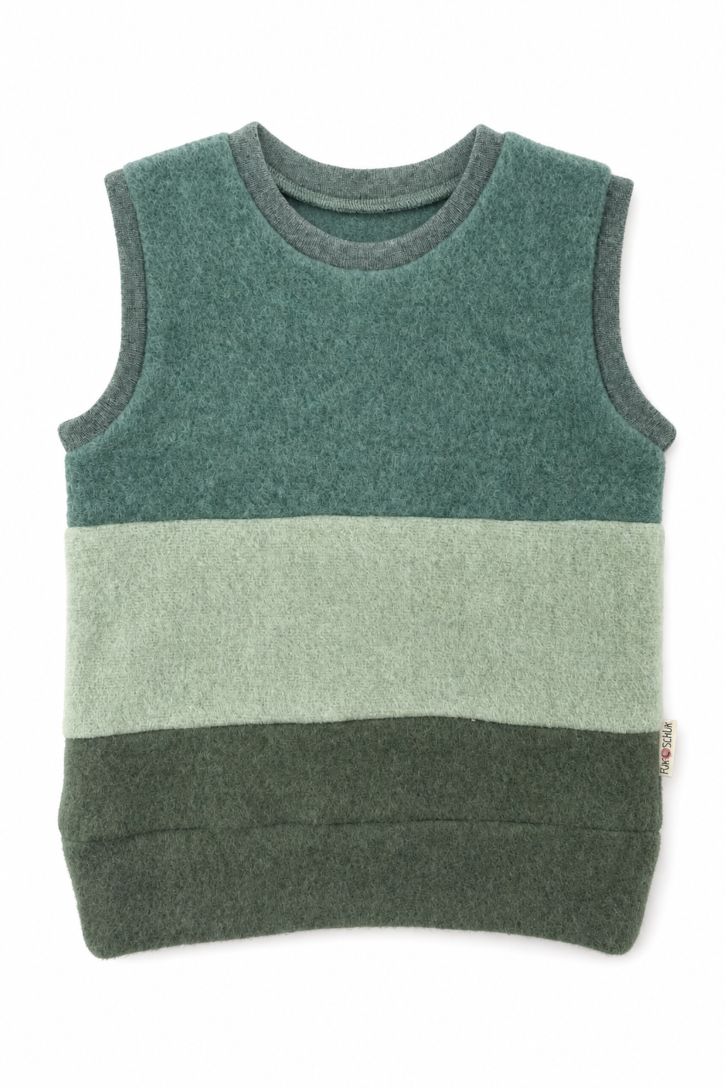 Wollfleece Pullunder für Kinder in Größe 98/104, genäht in Berlin