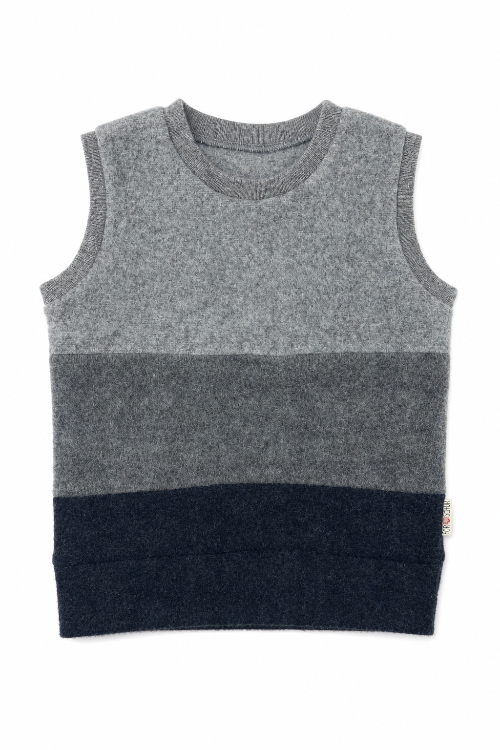 Wollfleece Pullunder für Kinder in Größe 98/104, genäht in Berlin