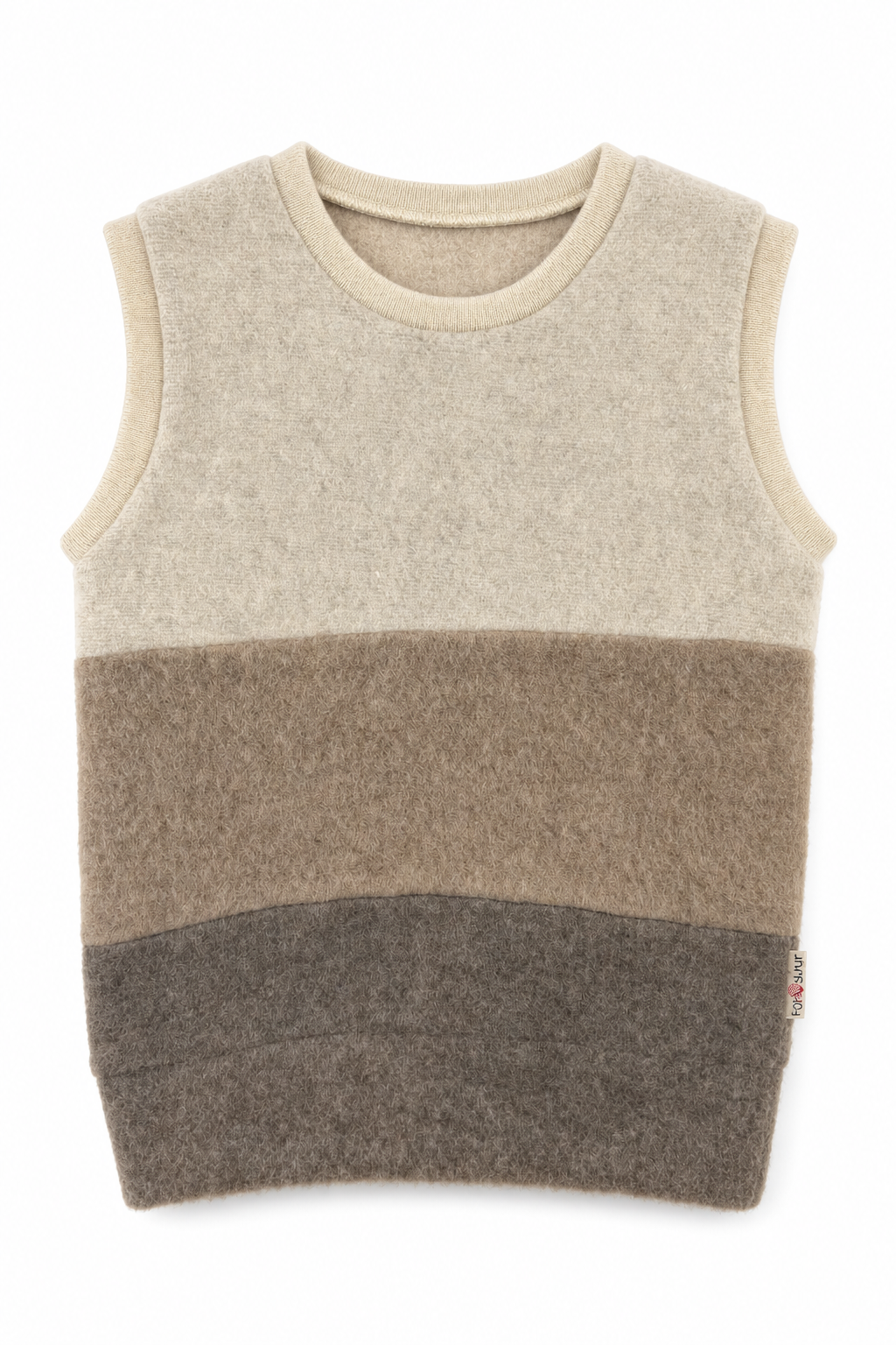 Wollfleece Pullunder für Kinder in Größe 98/104, genäht in Berlin