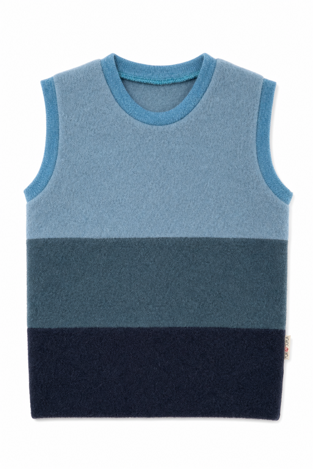 Wollfleece Pullunder für Kinder in Größe 98/104, genäht in Berlin
