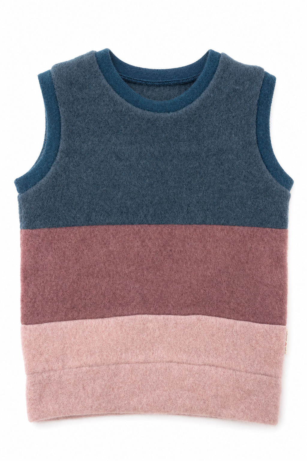 Wollfleece Pullunder für Kinder in Größe 98/104, genäht in Berlin