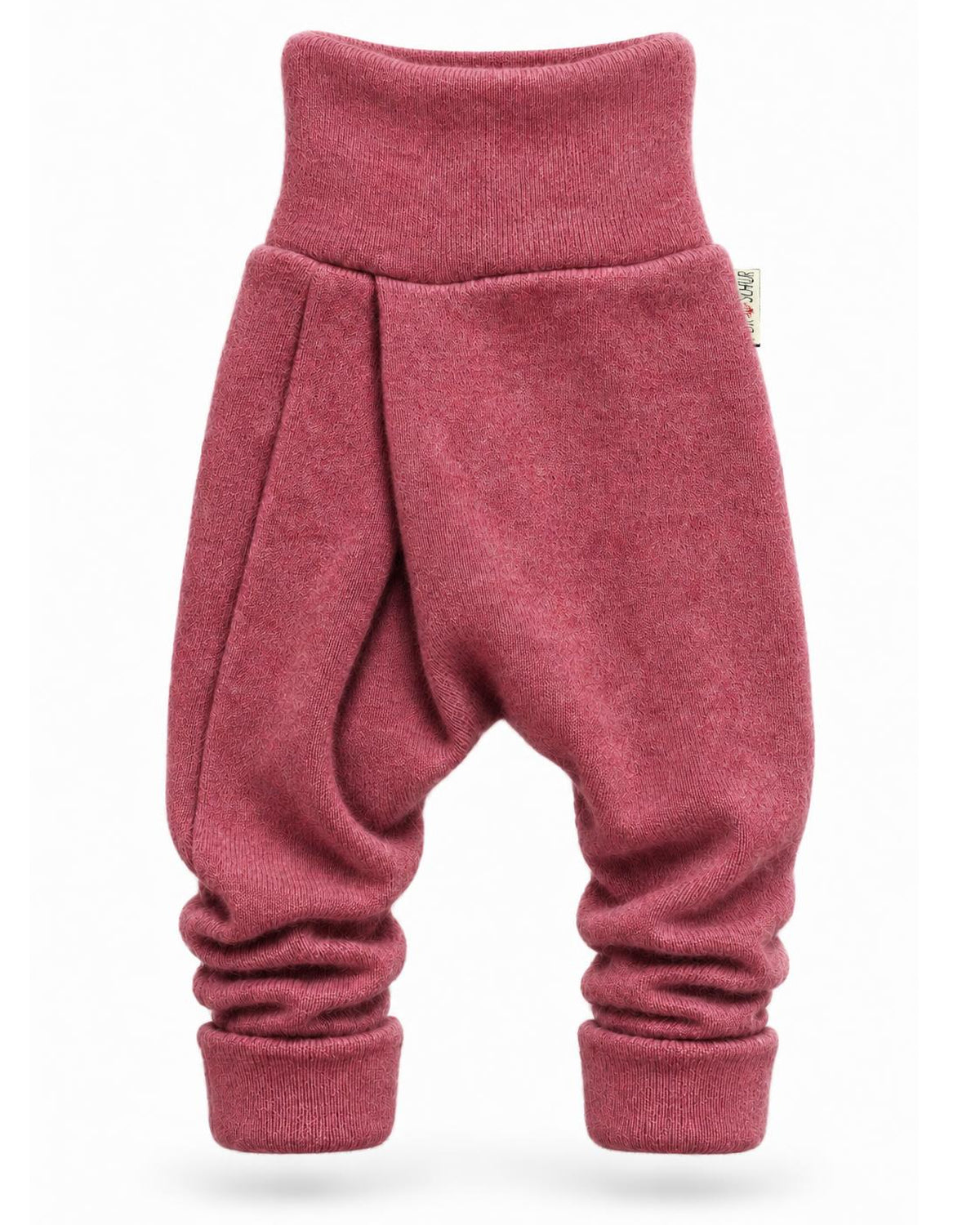 Kaschmir Baby Mitwachshose in Rosa, genäht in Berlin