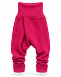 Kaschmir Baby Mitwachshose in Pink, genäht in Berlin