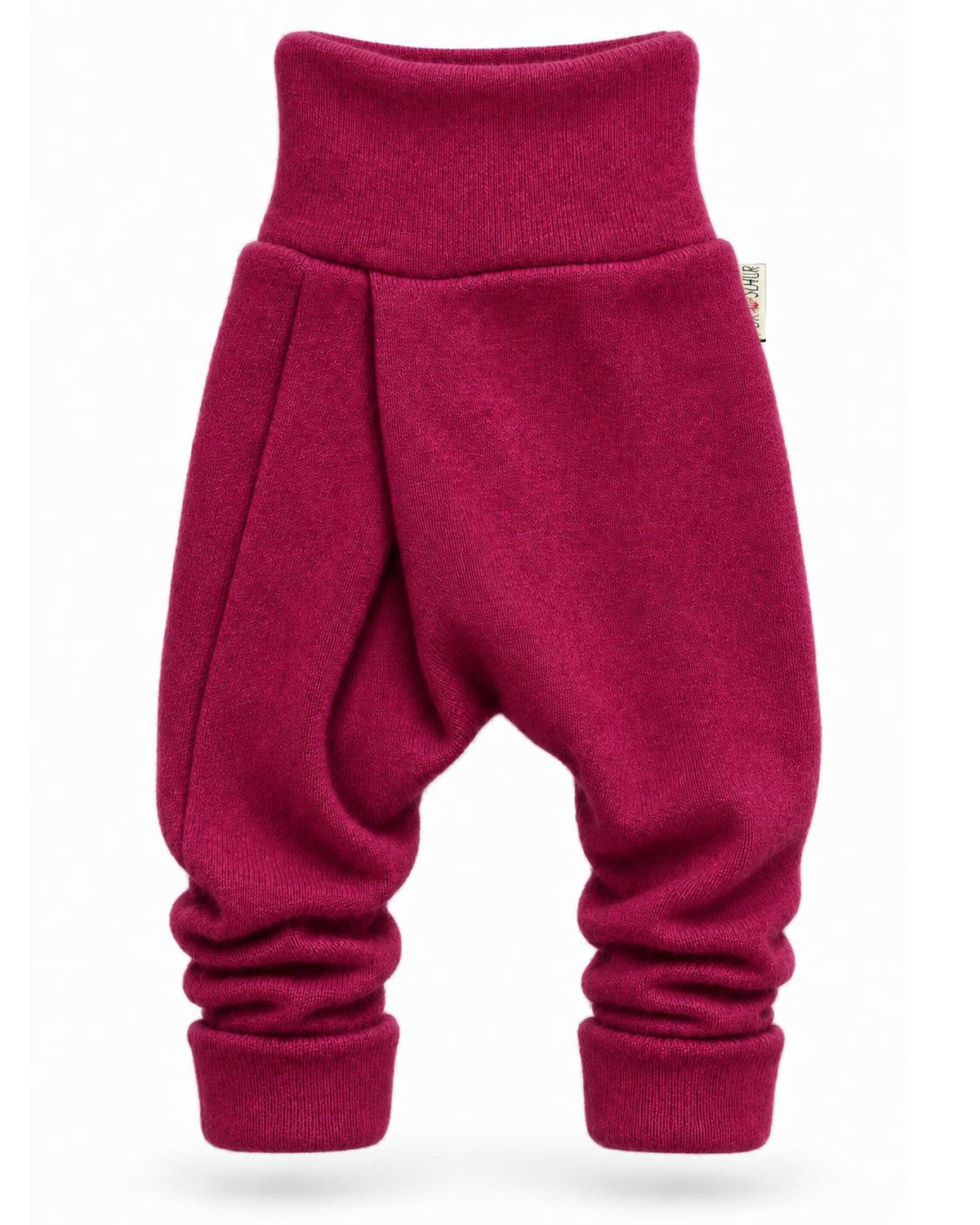 Kaschmir Baby Mitwachshose in Pink, genäht in Berlin