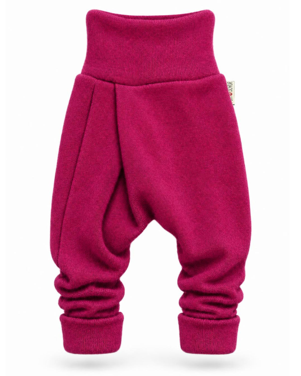Kaschmir Baby Mitwachshose in Pink, genäht in Berlin