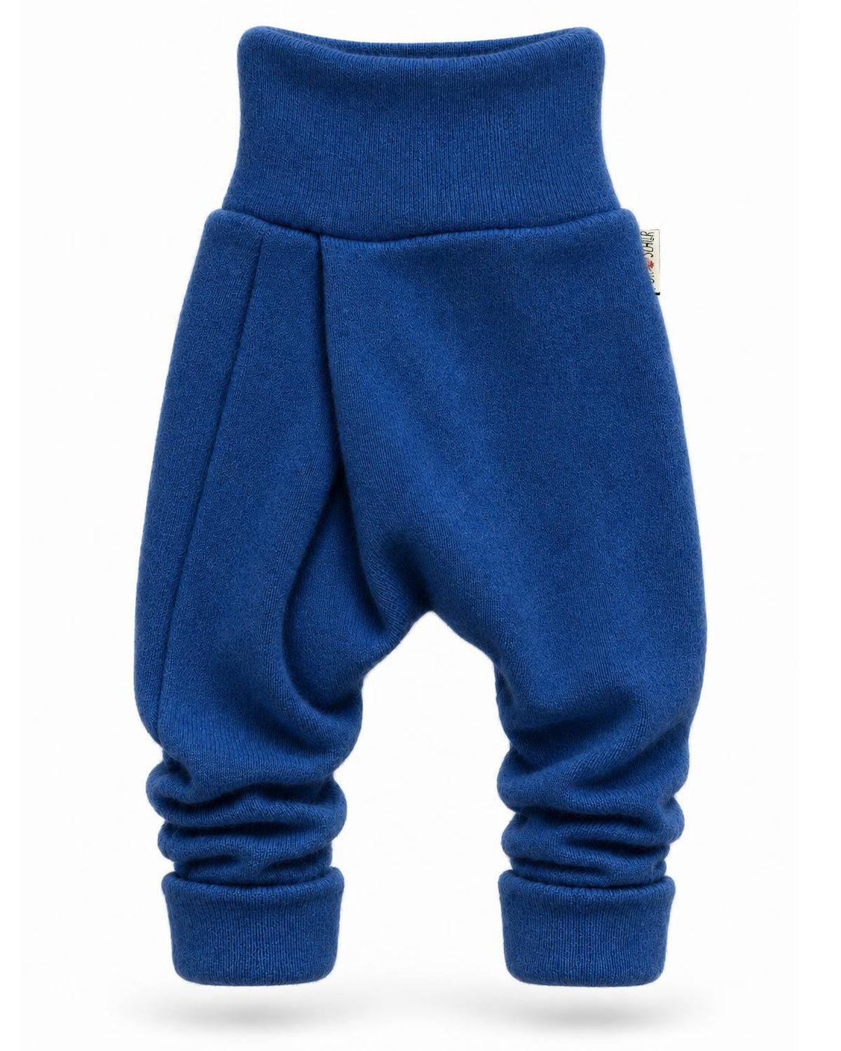 Kaschmir Baby Mitwachshose in Blau, genäht in Berlin
